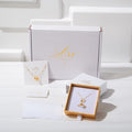 Lionwrapack New Design Custom Jewelry Box Set Gift Paper Packaging With Cleaning Cloth Card Shipping Box for Earrings Rings