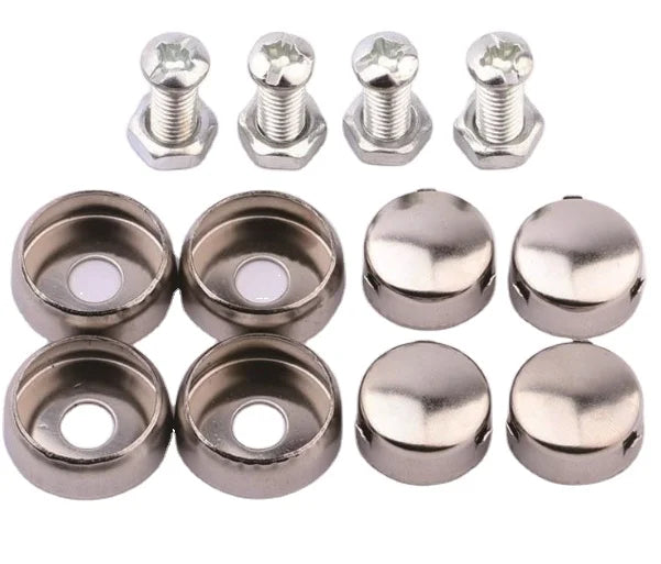 Stainless Steel Automobile Bicycle Motorcycle License Plate Anti-Theft Fixed Buckle Screws