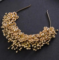 Fashion Gold Silver Crystal Alloy Bead Crown Hair Band Miss Universe Hair Accessories Bridal Jewelry