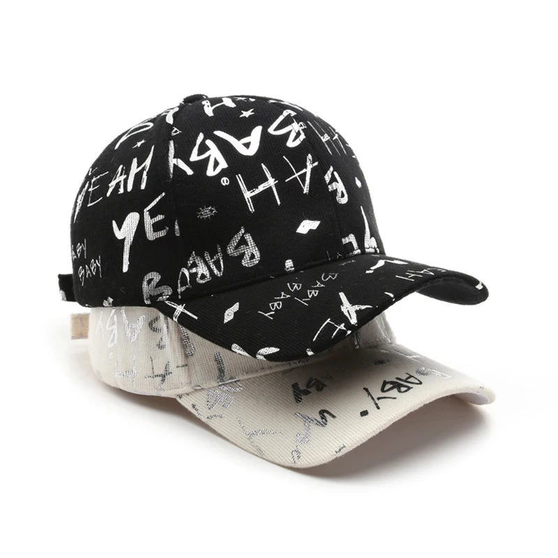 Wholesale Fashion Unisex Graffiti Street Style Hip-Hop Snapback Caps for Men Custom Baseball Cap Sport Caps