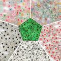Diy Luminous Letter Heart Star Number Beads Popular Acrylic Luminous Round Letter Beads