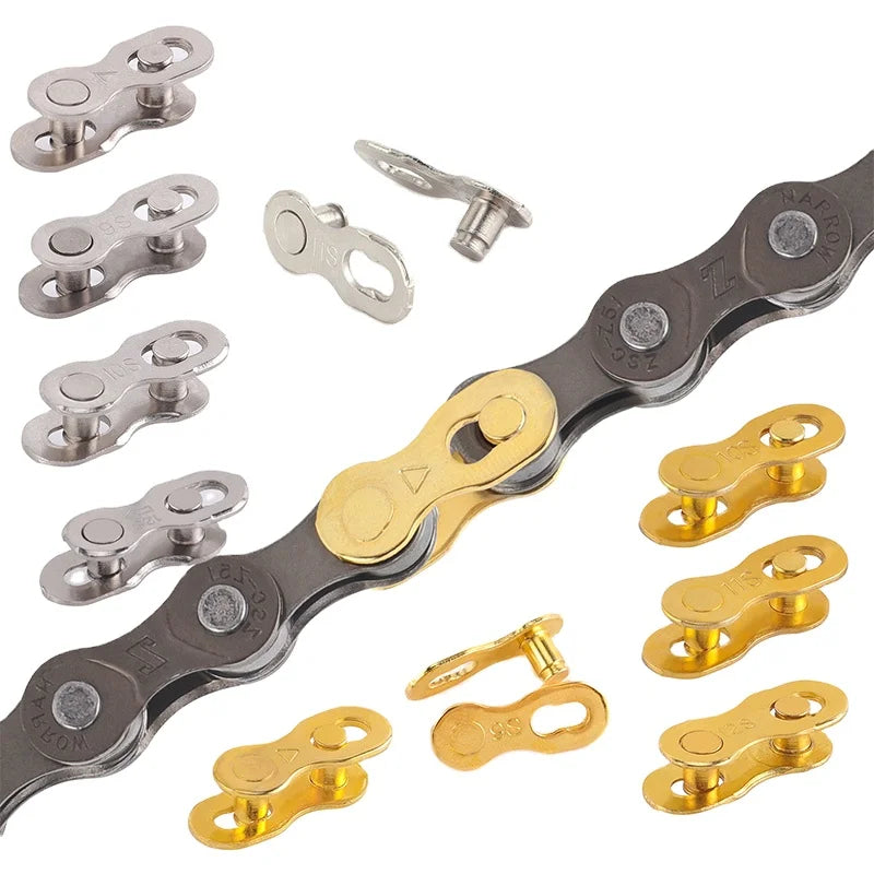 Reusable Bike Chain Magic Buckle Quick Release Link for 6 to 12 Speed Mountain and Road Bicycles Chain Quick Speed Chains