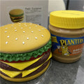 ROTARY HERO Burger Shape Table Storage Box Hamburger Stool Resin Craft Home Decor