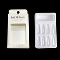 Wholesale Custom Brand Empty Nail Care Box With EVA/Blister Insert Neutral False Press on Nails Packaging Boxes for Press Ons
