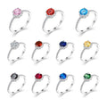 QX Custom Minimalist Luxury Fashion Fine Jewelry 925 Silver Zircon Rings for Women Valentine's Mother's Day Wedding Band Gift