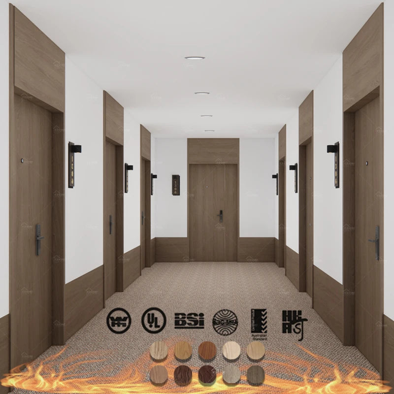 American Building Supply Fire Rated Doors Internal Wood Flash Door Complete Apartment Interior Wooden Doors