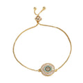 Evil Eye Bracelet Wholesale Women Ins Hot Sale Jewelry Round Pendant Bracelet