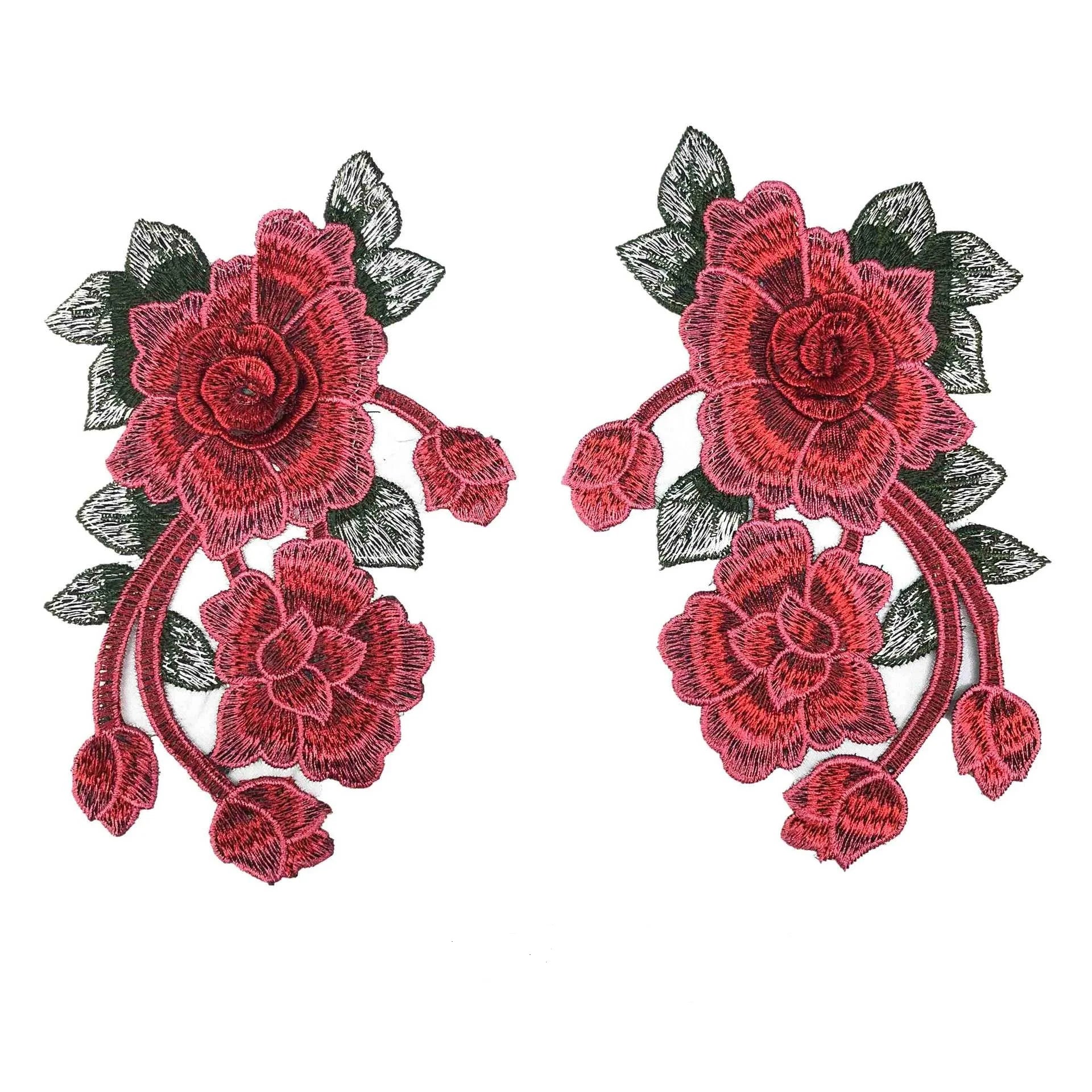 Flower Fatch Factory Garment Accessory Eco-Friendly Chenille Embroidery Patch Sew on Iron Patch New Design