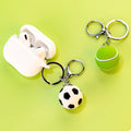 Custom 3D Sports Keychain and Keyring Featuring Football and Basketball Stylish Collectible for Sports Fan Promotional Keychains