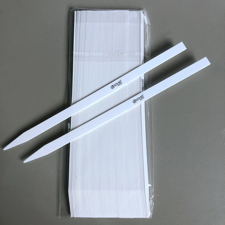 Custom Fragrance Test Strips Cardboard Absorbent for Essential Oil Perfume Blotter Arrow Shape Customizable Size Four Color