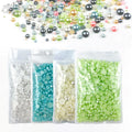 DS Factory Direct Sale 2-12mm ABS Imitation Pearl Half Round Pearl Beads Flatback