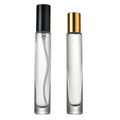 10ml Round Square Cylinder Shape Cylinder Perfume Glass Spray Bottles Thick Bottom Clear Glass Essential Oil Roller Bottle