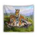 Colorful Lion Art 3D Printing Wall Hanging Tapestry Hippie Psychedelic Bohemian Home Wall Decoration Art Yoga Mat Beach Mat