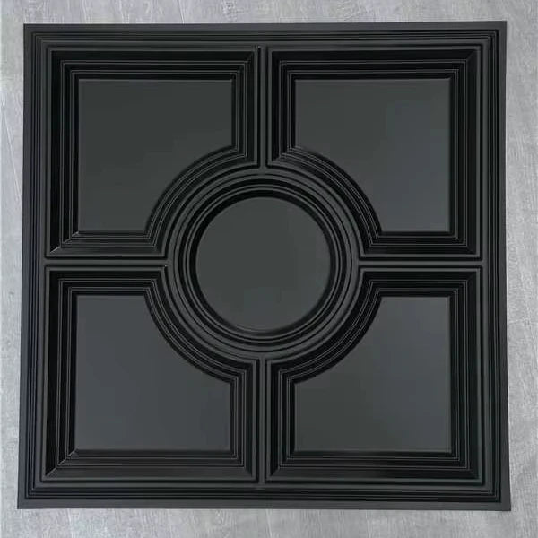 Modern 3D Plastic PVC Square Wall Cladding Sheets Artistic Ceiling Tiles Design Decorative Suspended Wall Panels for Ceilings