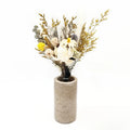 Stonekocc D7.5x14CM Wabi-sabi Travertine Vessel Marble Small Tabletop Vase Ornaments Home Dry Flower Modern Bottle Decoration
