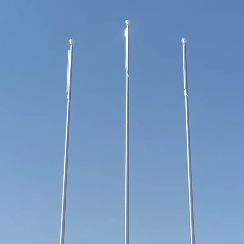 Factory Heavy Duty Holder Country Flags Stand Taper Flag Pole Mounting Bracket Outdoor Large Flagpoles