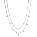 2022 Fashion Personality Necklace Jewelry Customized Women's Star Jewelry Pendant Necklace Multilayer Chain Necklace