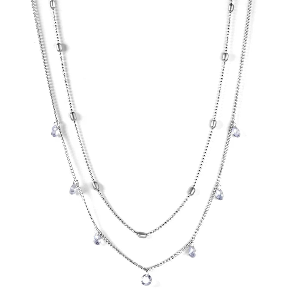 2022 Fashion Personality Necklace Jewelry Customized Women's Star Jewelry Pendant Necklace Multilayer Chain Necklace