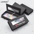 Classic Black Eyelash Box Factory Price Lashbox Eyelash Mink Lash Vendor Wholesale Empty Eyelash Package Box