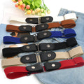 Buckle-Free Waist Jeans Pants No Buckle Ladies Stretch Elastic Waist Invisible Belts for Men Women