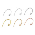 Baroque Small Silver 925 Sterling Mother Freshwater Drop Hoop Jewelry Gold 18k Real Plated Women Pearl Earrings