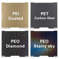 Starry Pattern PEY/PEI Textured Double-Sided Magnetic Build Plate | Bambu Lab H2D Heated Bed Upgrade | Warp-Free Surface