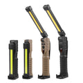 Portable COB LED Flashlight USB Rechargeable Work Light Magnetic Lanterna Hanging Lamp with Built-in Battery Camping Torch