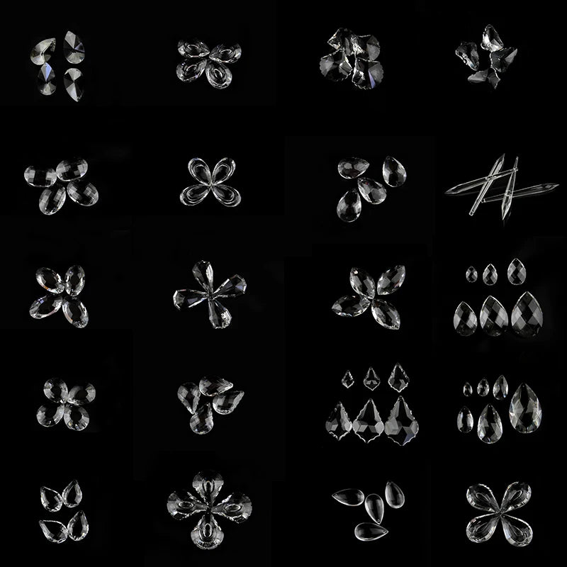 Home Decoration Feng Shui 50 mm Class Prism Parts Lamps Glass Crystal Chandelier Parts