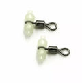 Synnex Luminous 3 Way Beads Fishing Swivels with Side Line Clips Model LQ Size 12 to 2 for Saltwater & Freshwater Fishing