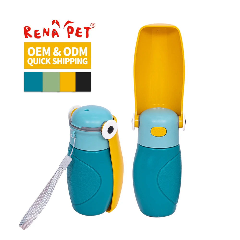 Manufacturer Wholesale Outdoor Portable Foldable Dog Travel Water Bottle