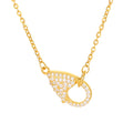 Fashion Jewelry 925 Sterling Silver Zircon Lobster Clasp Chains Pendant Necklace for Women Gift