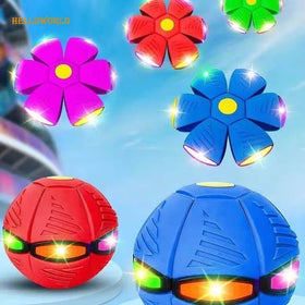 Flexible Flying Saucer UFO Ball Magic Flying Flat Disc Ball Toy for Deformation Vent Ball