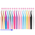 Custom New Lash Applicator Curved Eyelash Applicator Tools With Custom Logo Tweezers for DIY Cluster Lashes