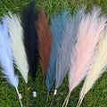 Y-B010 Wholesale Decorative 110 cm Large Fluffy Faux Pampas Grass Artificial Pampas Grass for Wedding Home Decor