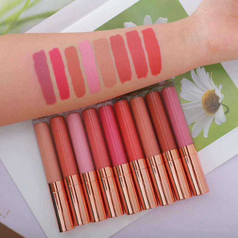 Red Matte Lipstick Private Label Matte Lip Stick Lipsticks Vegan Cruelty Free Custom Logo