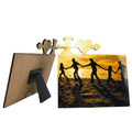 Custom Design DIY Photo Print Plaques Wooden Picture Frame with UV Printing DAD Family Gift for Love Photo MDF Blank Sublimation