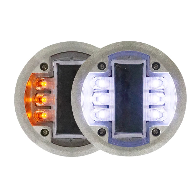 Led Solar Cat Eye Ground Road Marker Flashing Aluminum Ip68 Solar Embedded Road Stud