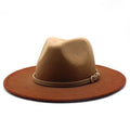 Hot Sale Ombre Fedora Hats for Women Spring Autumn Winter Fashion Wide Brim Print Dying for Party Business Casual Outdoor
