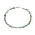 Popular Copper Chain Beaded Natural Stone Jewelry Necklace With Good Craftsmanship