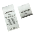 Ribbon Printed Label Ingredient Clothing Custom White Satin Care Label With Washing Instruction for Garment