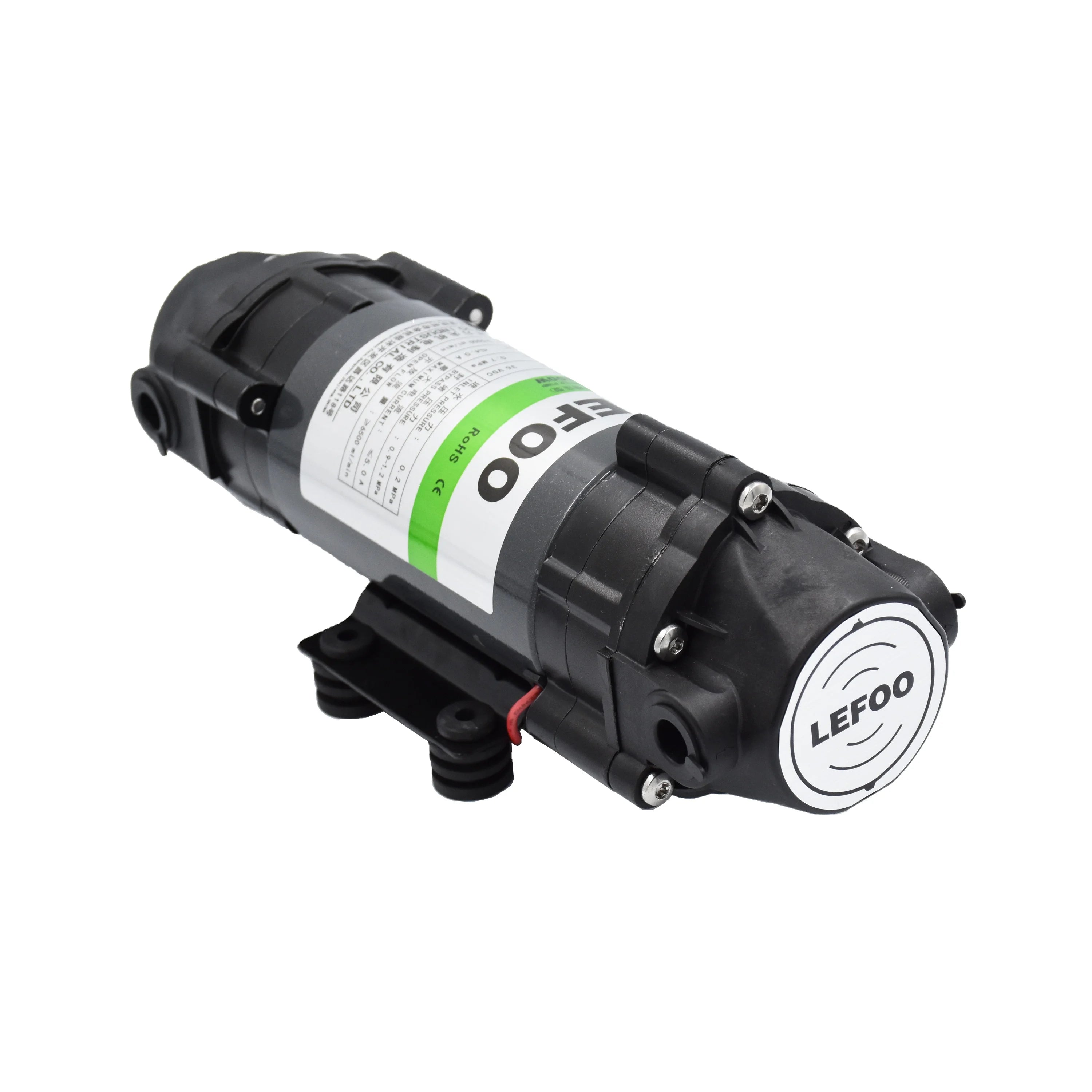 For LEFOO 36V 1000 GPD Commercial RO Booster Pump with Large Flow Diaphragm Structure for Purifier & Drinking Water Treatment