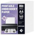 Water-Soluble Printable Embroidery Stabilizer Paper Recycled for Sewing Quilting Cross Stitch Craft Projects on Clothing & Shoes