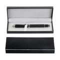 Trend Gift Hot Selling Carbon Fibre Roller Ball Pen Set Executive Stylus Pen 2 in 1 with Metal Clip