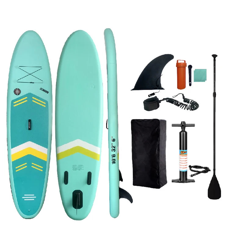 OEM Supboard Water Sport Inflatable Paddle Board 10'6''x32''x6'' Inflatable Surf Stand up Paddle Board All Round SUP Board