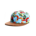 Hot Selling Top Grade 5 Panel 3D Embroidery Flat Brim Two-Tone Custom Logo Performance Beach Sports Outdoor Camp Basketball