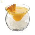 120ml Martini Chiller 2 Piece Glass Ball Martini Chiller Cocktail Glass Whisky Glass for Bar Party Hotel