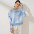Korean Style Sweater Women Pullover Casual Geometric Long Sleeve Knit Female Lady Jumpers Spring Winter 2024 Sweaters
