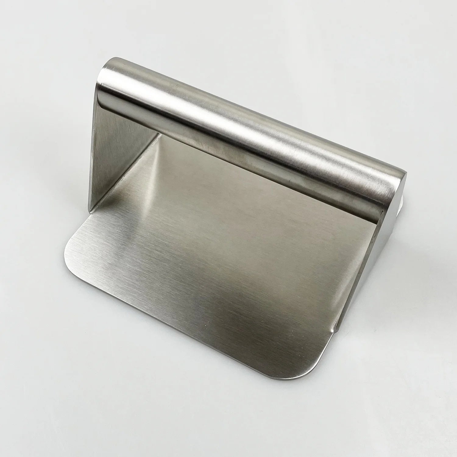 Square Burger Press Heavy Duty Stainless Steel Grill Bacon Press Dishwasher Safe 5.5 Inch Non-Stick Burger Smasher