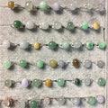 925 Silver Inlaid Grade a Jadeite Wholesale Ice-Type Sun Green Pendant Ring Earrings Pendant Jewelry Factory Wholesale