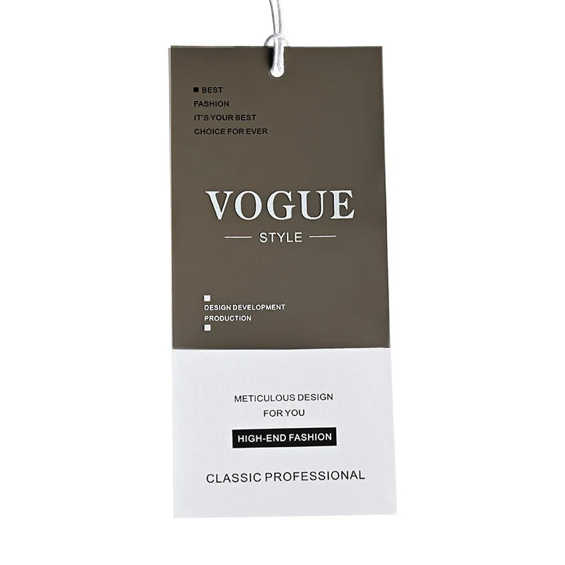 Free Design Service Custom Clothing Art Paper Hang Tag Special Cardboard Brand Name Hang Tags for Clothing Own Logo